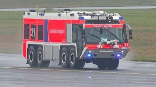 EINSATZFAHRTEN FLUGHAFEN FRANKFURT  Feuerwehr  Rettungsdienst  Airport Security  Luftaufsicht [upl. by Adnoraj]