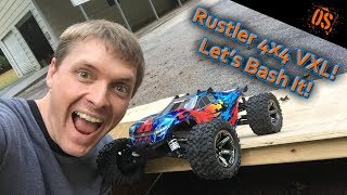 Rustler 4x4 VXL Unboxing and Bashing [upl. by Yznyl]